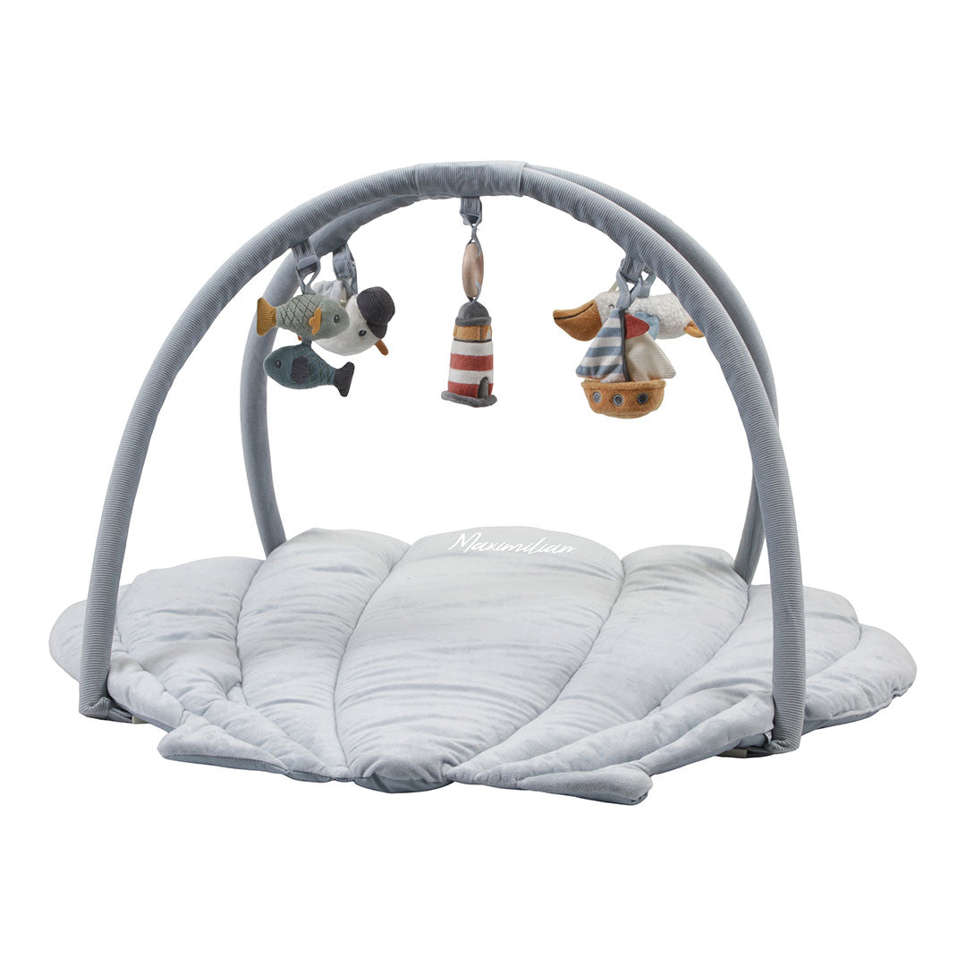 Personalisierbarer Sailors Bay Spielbogen mit Decke für Babys von 0 bis 6 Monaten
