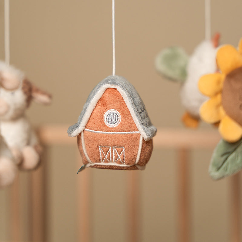 Musik-Mobile Little Farm mit fünf liebevoll gestalteten Figuren