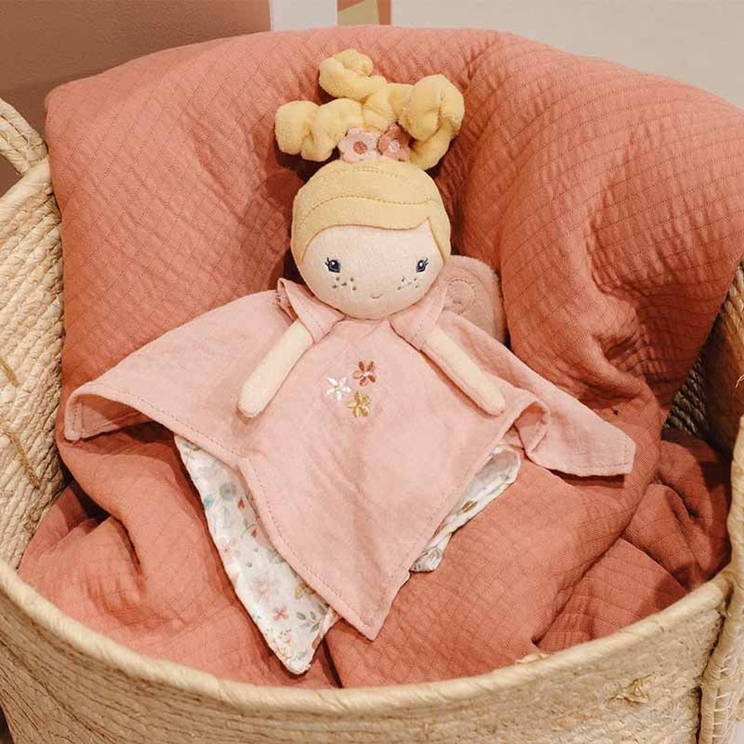 Little Dutch Schnuffeltuch Fairy Mila – kuscheliges Baby-Tuch mit liebevollen Fairy Garden Details