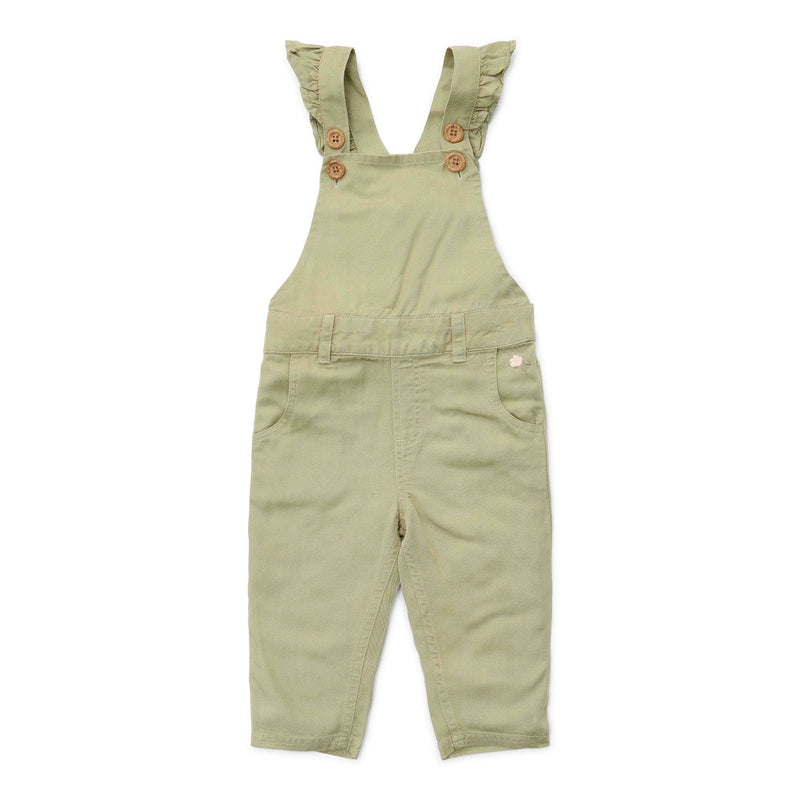 Grüne Little Dutch Latzhose aus der Little Farm Kollektion
