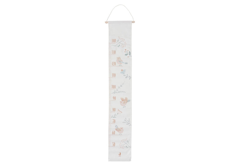 Jollein Messlatte Lovely Birds 120 cm mit Vogelmotiven