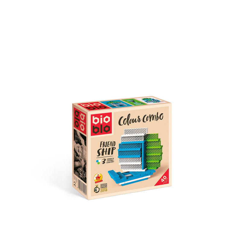 Bioblo MINI BOX Friend Ship mit 40 Bausteinen
