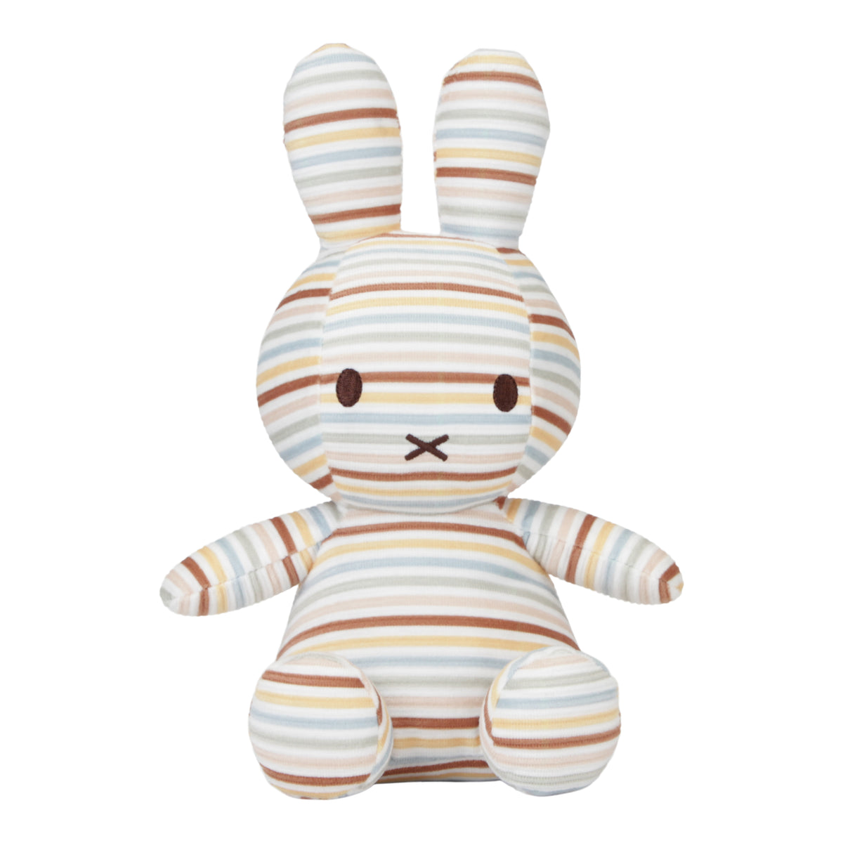 Miffy Kuschelhase Vintage Sunny Stripes 35 cm – mehrfarbiges Stofftier von Tiamo