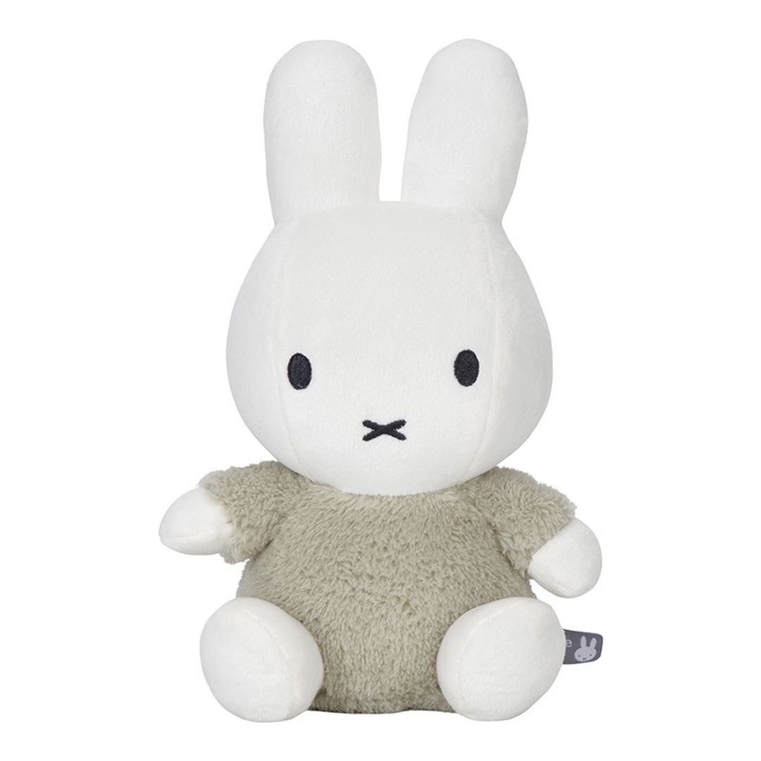Miffy x Tiamo Kuscheltier Hase Fluffy Grün 25 cm – weicher Plüschhase als Kuschelbegleiter für Babys und Kinder