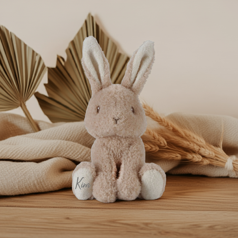 Knuffel Baby Bunny 15 cm – personaliseerbaar | Little Dutch