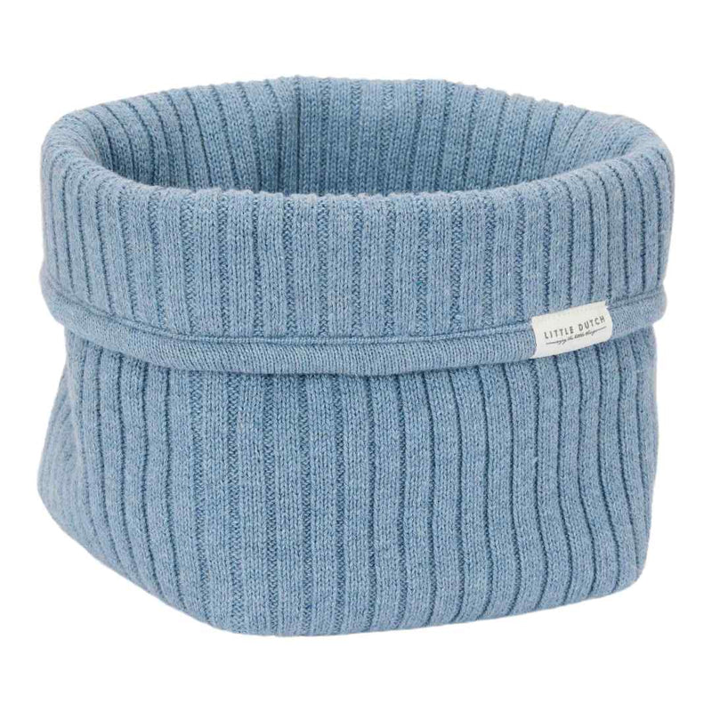 Kleines Pflegekörbchen Pure Denim Blue 15 × 15 × 15 cm