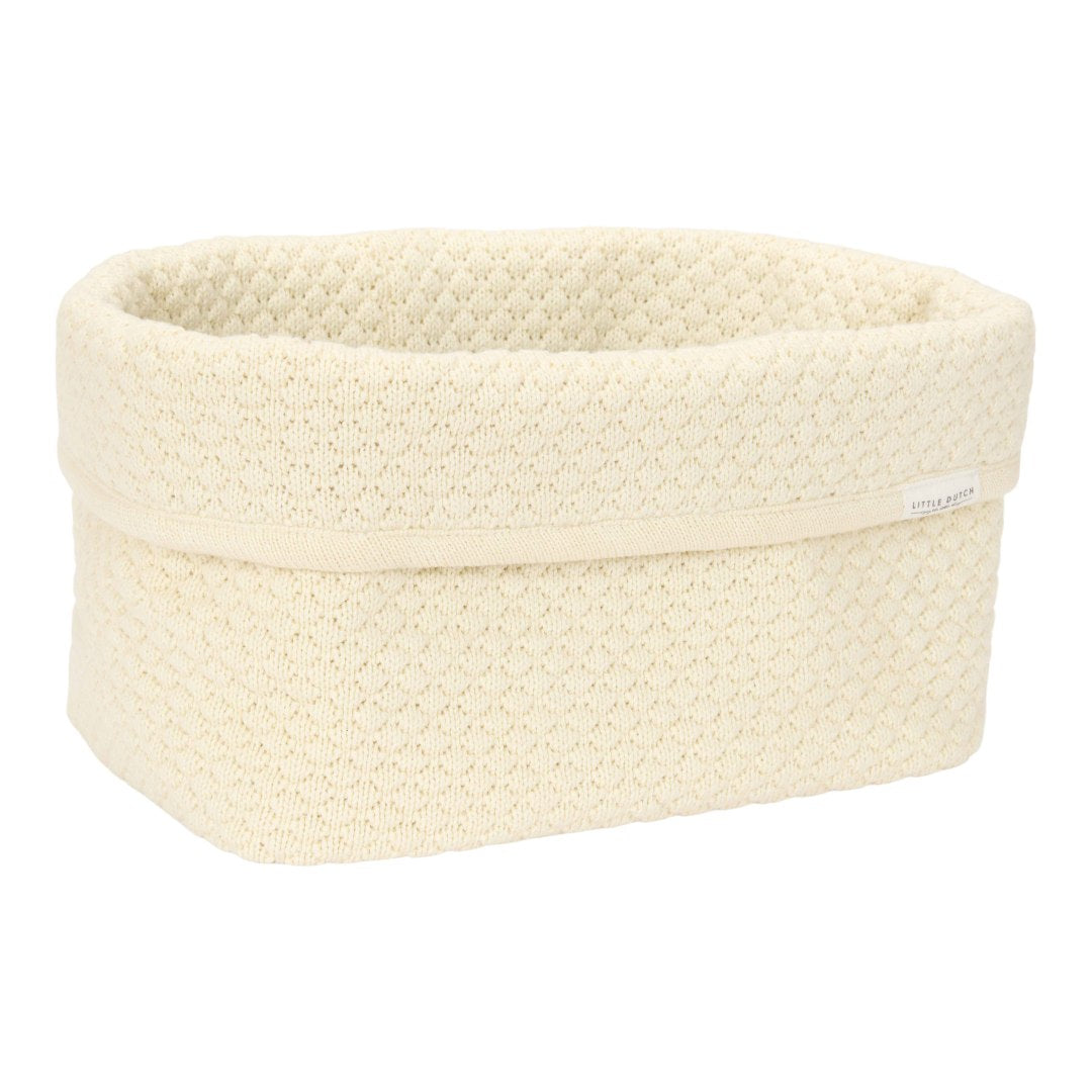 Pflegekörbchen Pure Soft White groß 25 × 15 × 15 cm