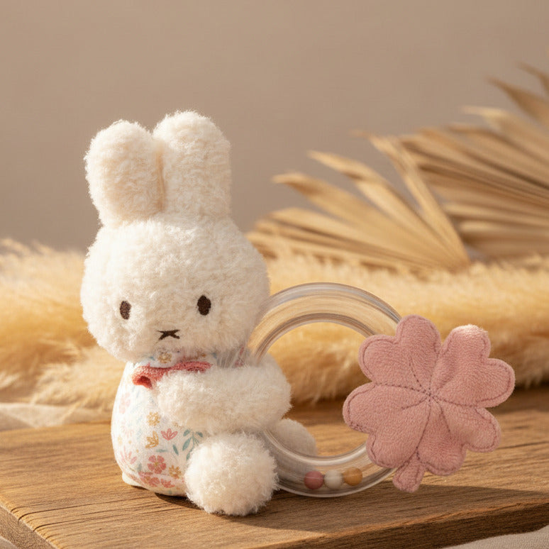 Ring rattle rabbit Lucky Blossom x Miffy