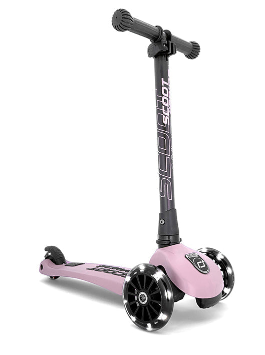 Step-step Highwaykick 3 LED, Rose | Scoot and Ride