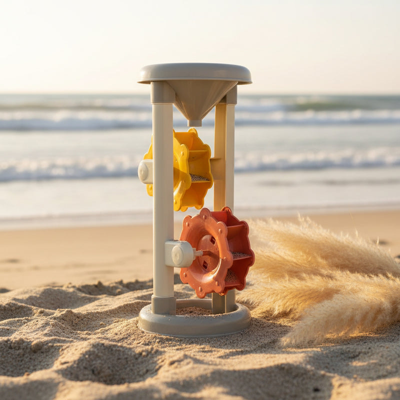 Little Dutch Sand- und Wassermühle Ocean Dreams Grün – Outdoor-Spielzeug für Strand, Garten und Sandkasten ab 18 Monaten