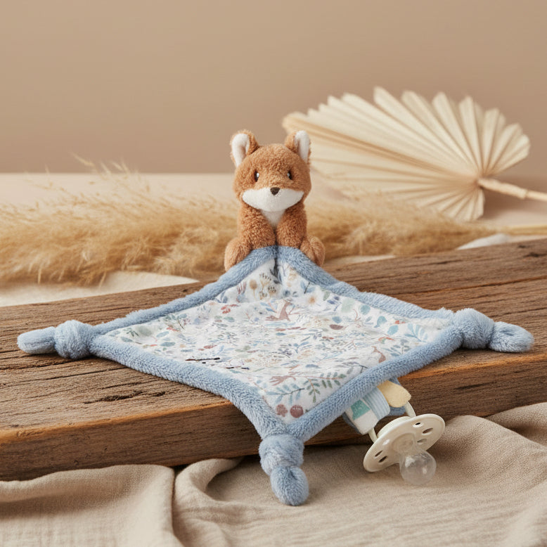 Knuffeldoekje opdruk vos Forest Friends