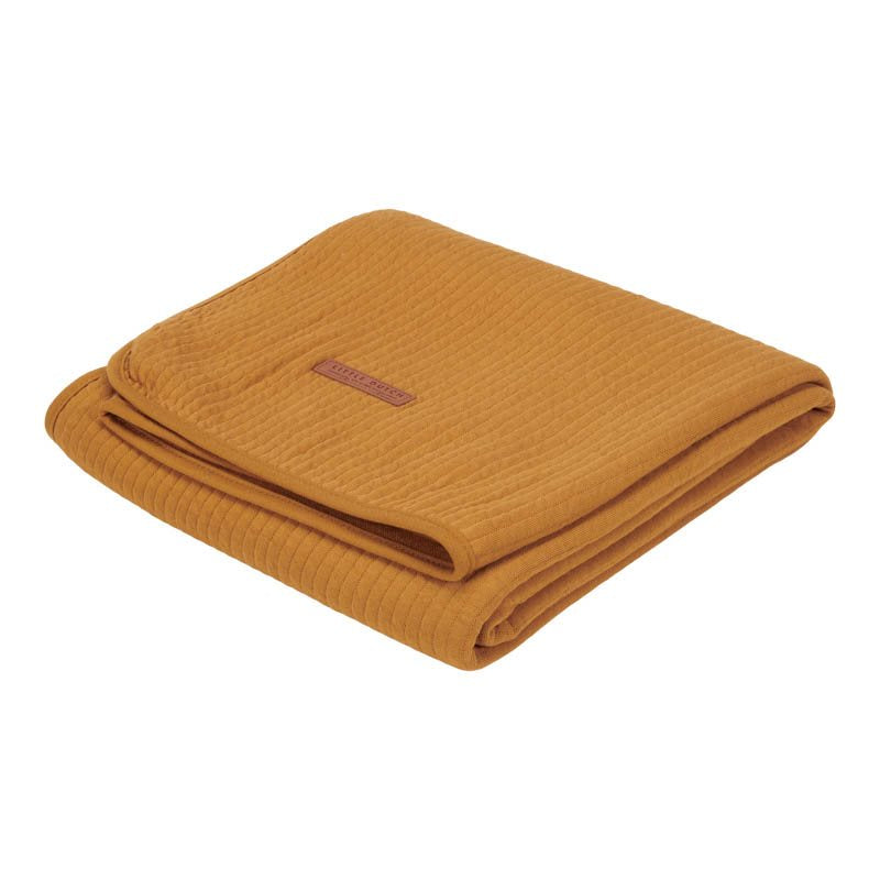 Little Dutch Sommerdecke Wiege Pure Ocker Spice 70 × 100 cm