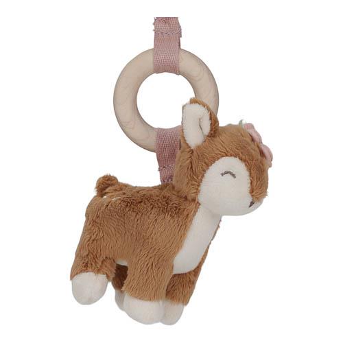 Spieltrapez Fairy Garden von Little Dutch – pinkes Baby-Gym aus Holz mit drei Aktivitätsspielzeugen zur Förderung der Motorik