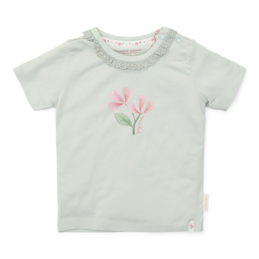 Little Dutch T-Shirt Fairy Mint in hellgrün – Produktansicht