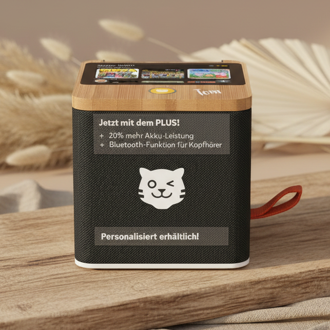 tigerbox TOUCH PLUS zwart Bluetooth | door Schmatzepuffer® "personaliseerbaar"
