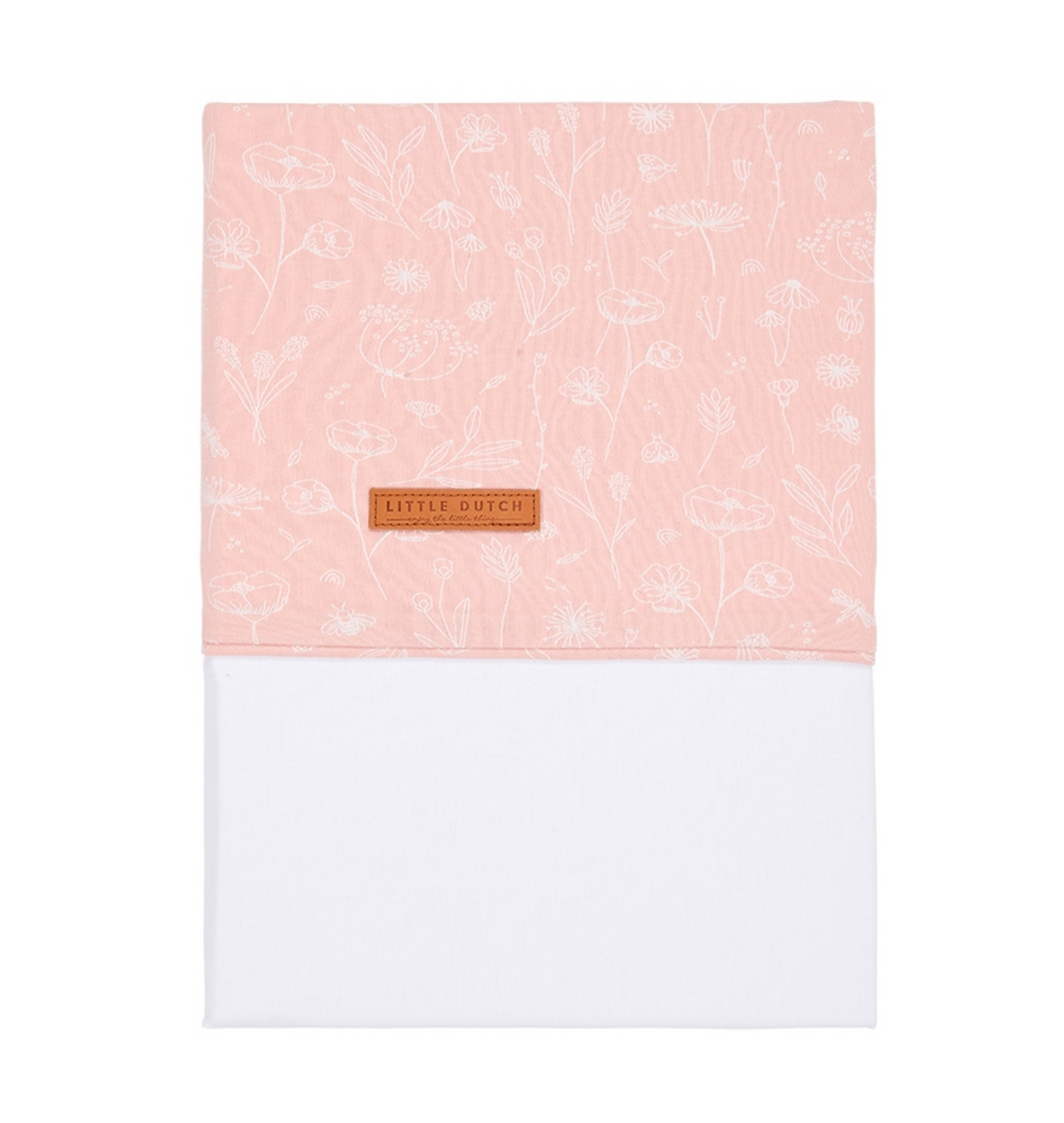 Little Dutch Kinderbettlaken Wild Flowers Pink 110 × 140 cm