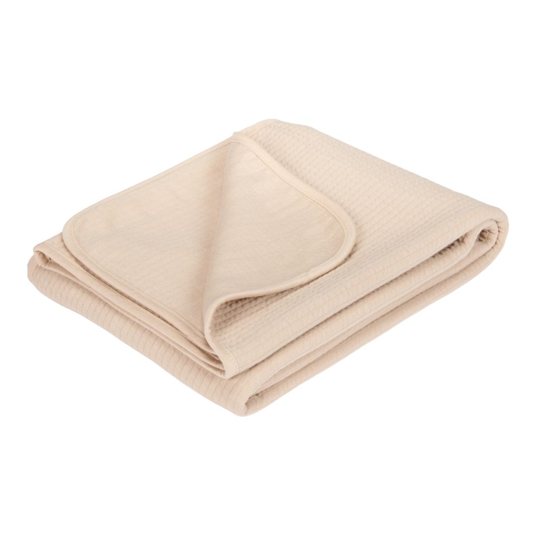 Little Dutch Sommerdecke Wiege Pure Beige 70 × 100 cm