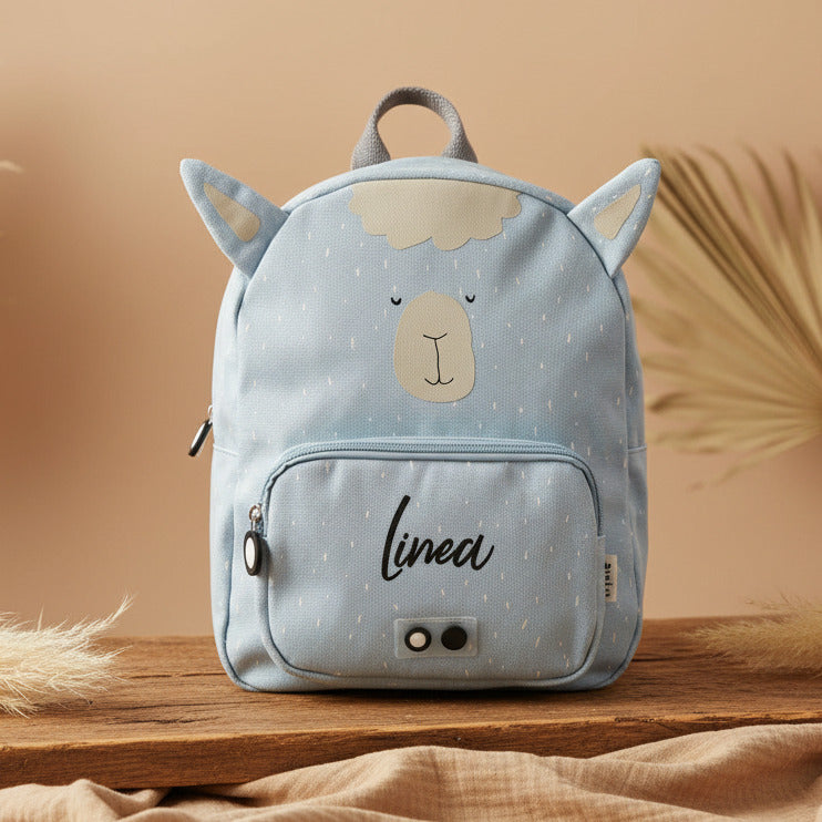 Trixie Kinderrucksack Herr Alpaka – personalisierbar