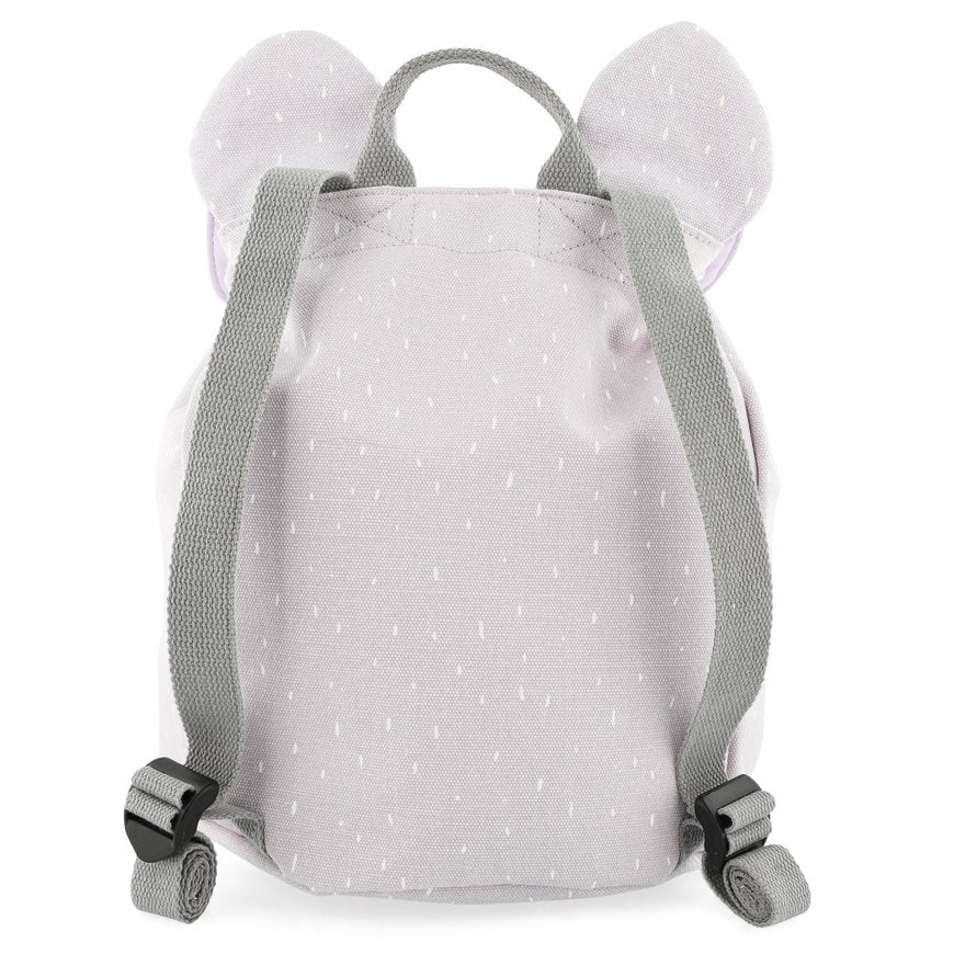 Trixie Rucksack Mini Frau Maus – Kinder-Rucksack mit Mausmotiv und praktischem Kordelzug für Kindergarten und Freizeit