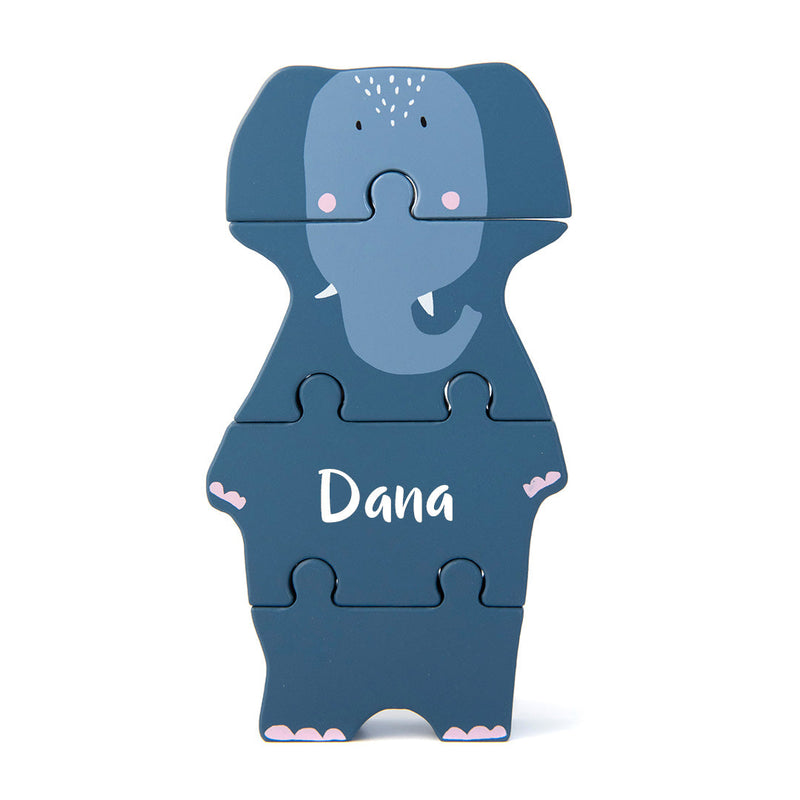Puzzelfiguur hout - Vrouwtje olifant | Trixie