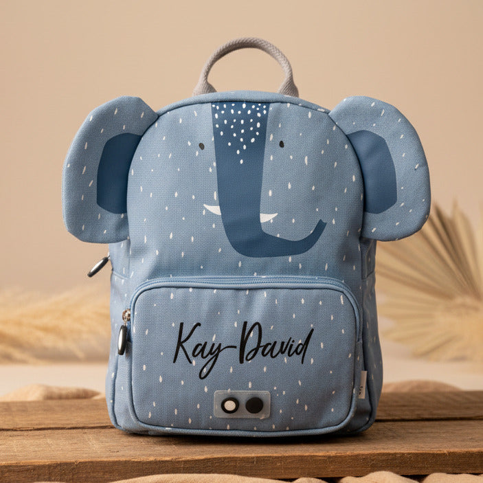 Trixie Kinder-Rucksack Frau Elefant in Blau