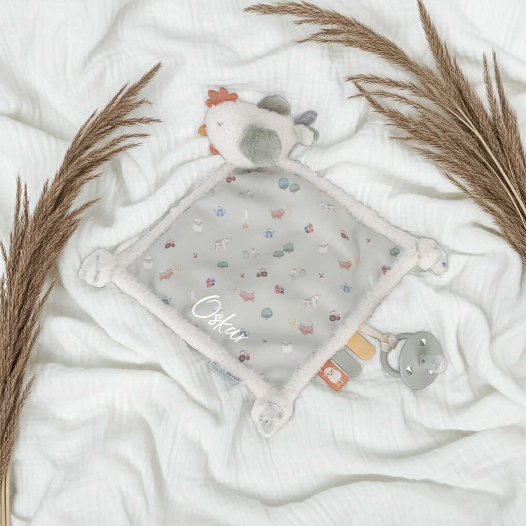 Doudou poulet Little Farm