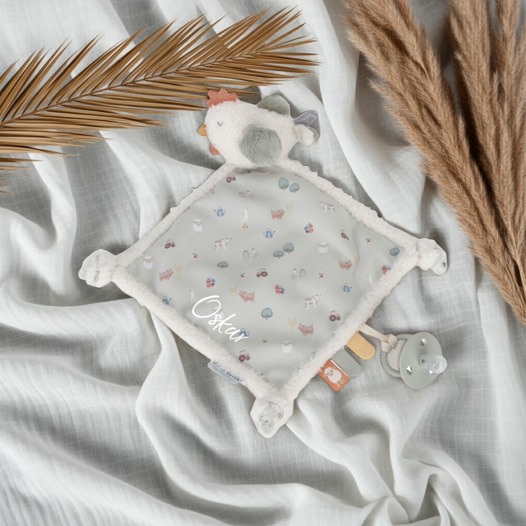 Doudou poulet Little Farm