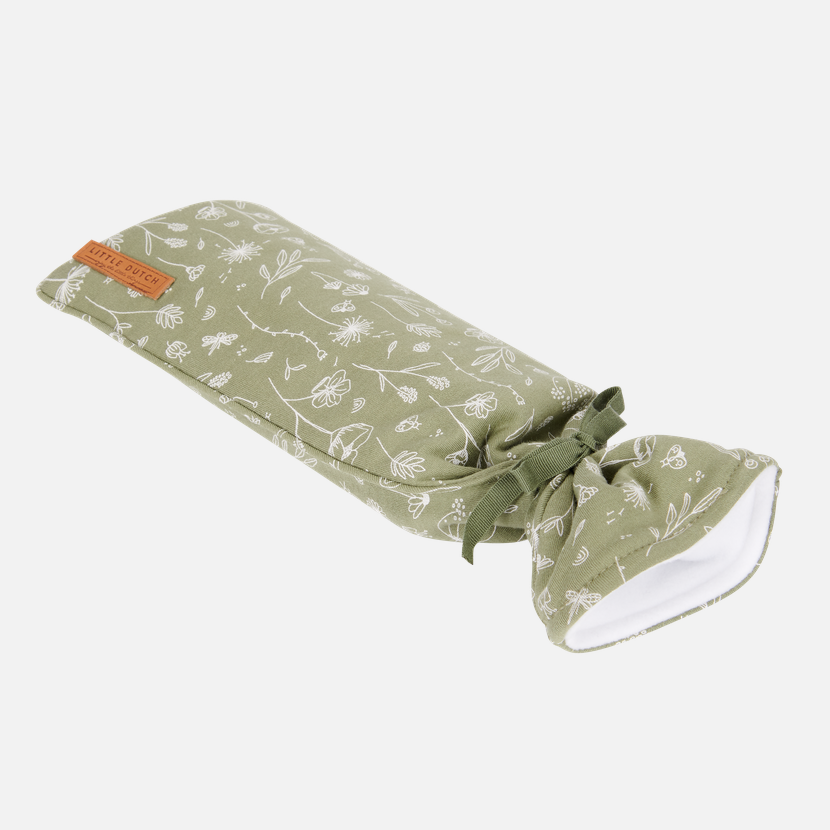 Little Dutch Wärmflaschenbezug Wild Flowers Olive – Produktansicht