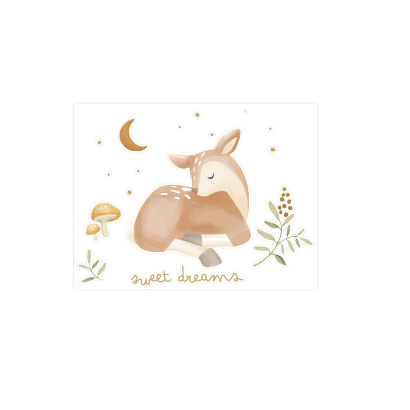 Little Dutch Wandsticker Fairy Garden Sweet Dreams mit Reh und Mond