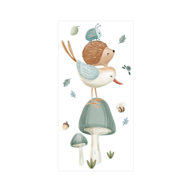 Wandsticker Forest Friends 40 × 80 cm mit Waldtieren fürs Kinderzimmer