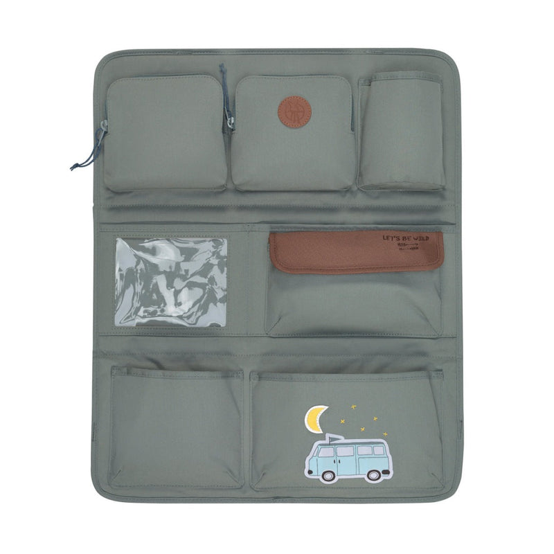 Lässig Adventure Autorücksitz-Organizer Bus in Olive