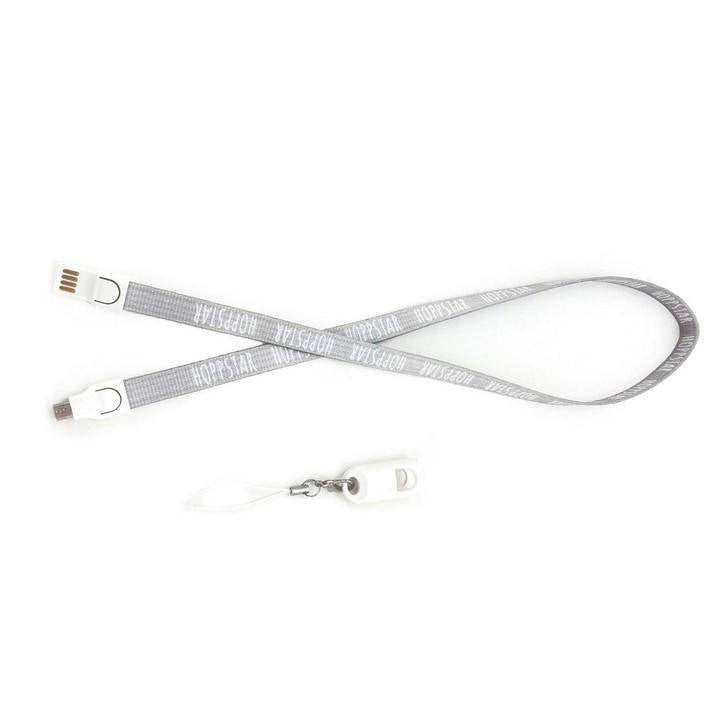 Hoppstar 2-in-1 Kamera-Lanyard Stone mit integriertem Micro-USB-Kabel