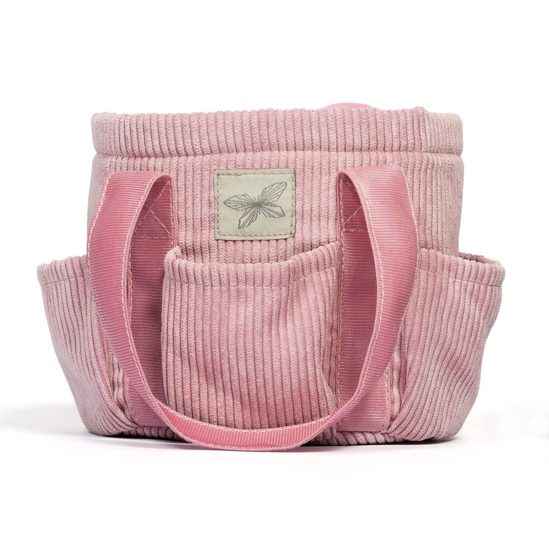 byAstrup Hobby Horse Pflegetasche Cord Rosa mit fünf Fächern