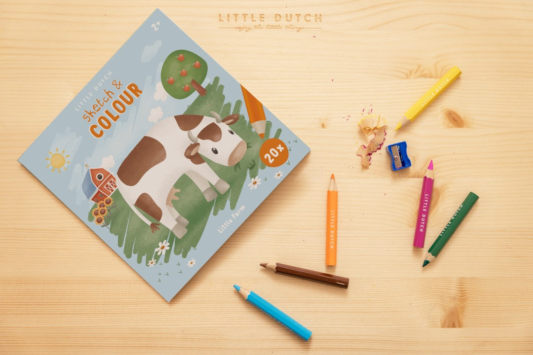 Kinder-Malbuch mit 24 Zeichnungen zum Ausmalen