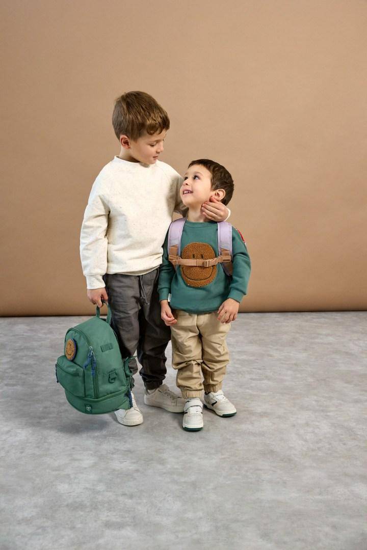 Lässig Little Gang Kindergartenrucksack Dunkelgrün mit 6,5 Liter Volumen
