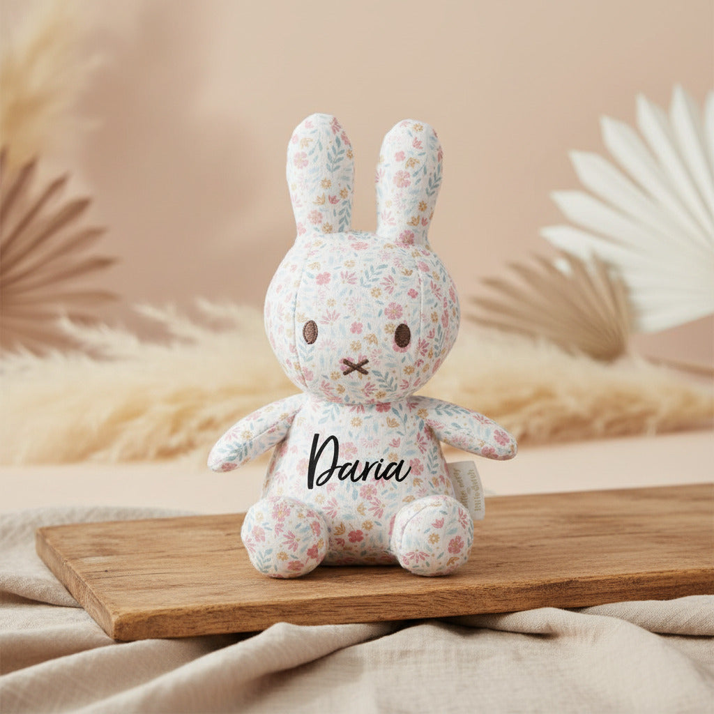 Miffy Kuscheltier Lucky Blossom All-over 20 cm in Rosa