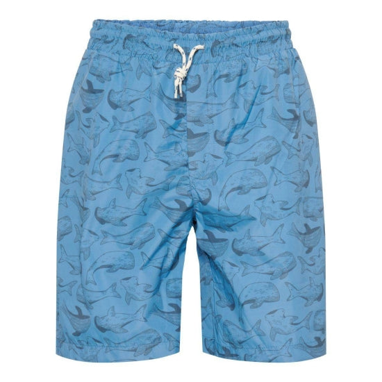 Heren zwemshort Sea Life Blue | Little Dutch