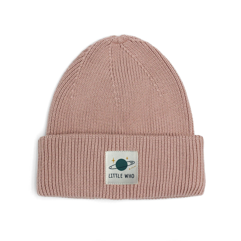 Little Who Erwachsenen-Beanie Rose Quartz aus Baumwolle