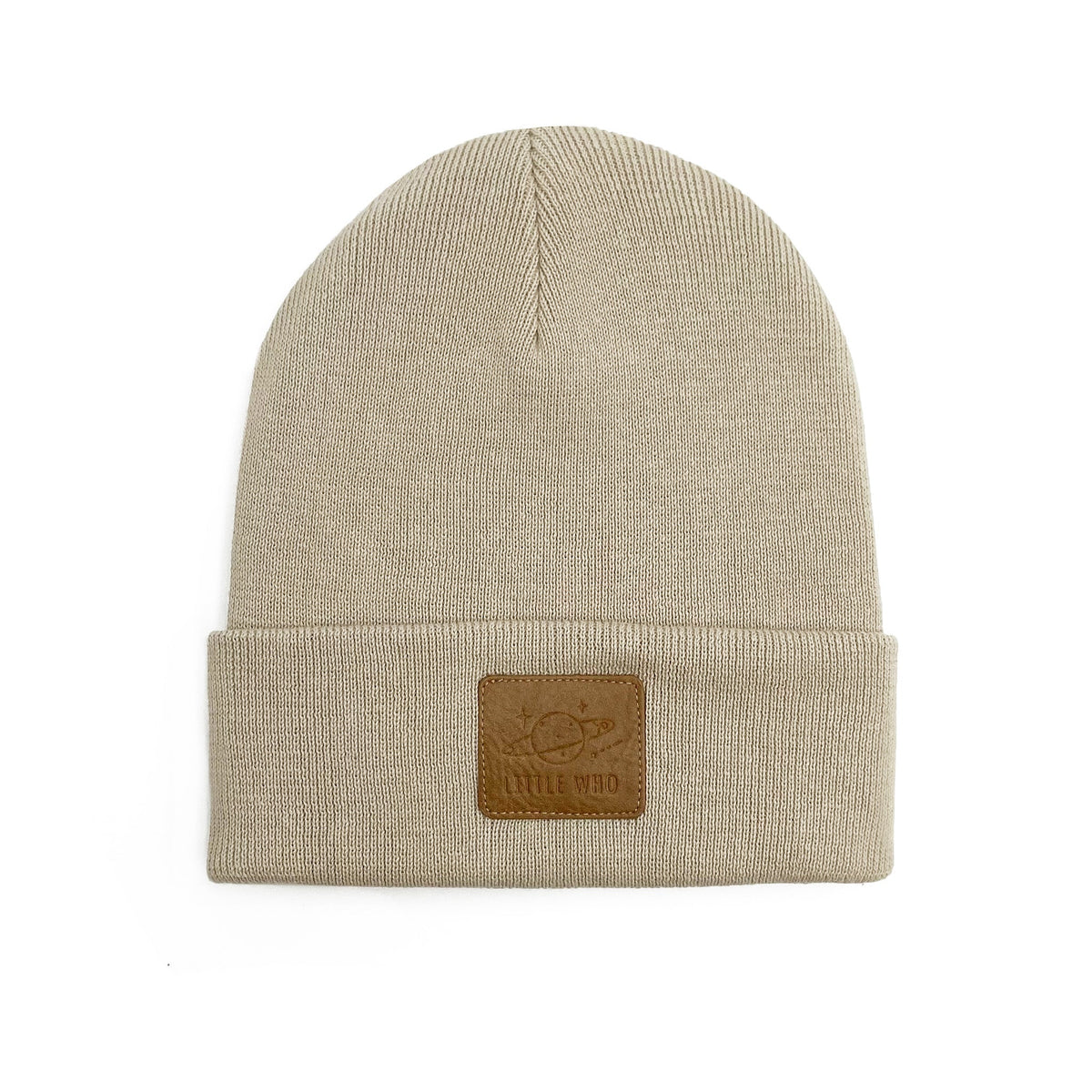 Little Who Erwachsenen-Beanie Sandbeige aus Baumwolle