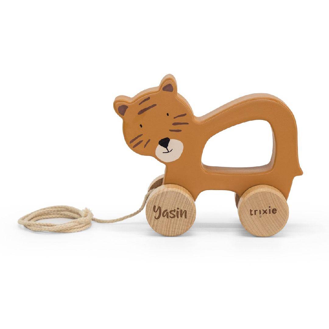 Trixie Holz-Nachziehtier Mr. Tiger in Orange – ab 18 Monaten