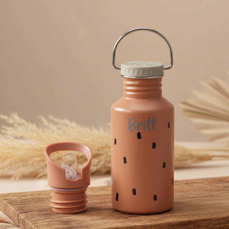 Lässig Happy Prints Edelstahl-Trinkflasche Karamell 500 ml
