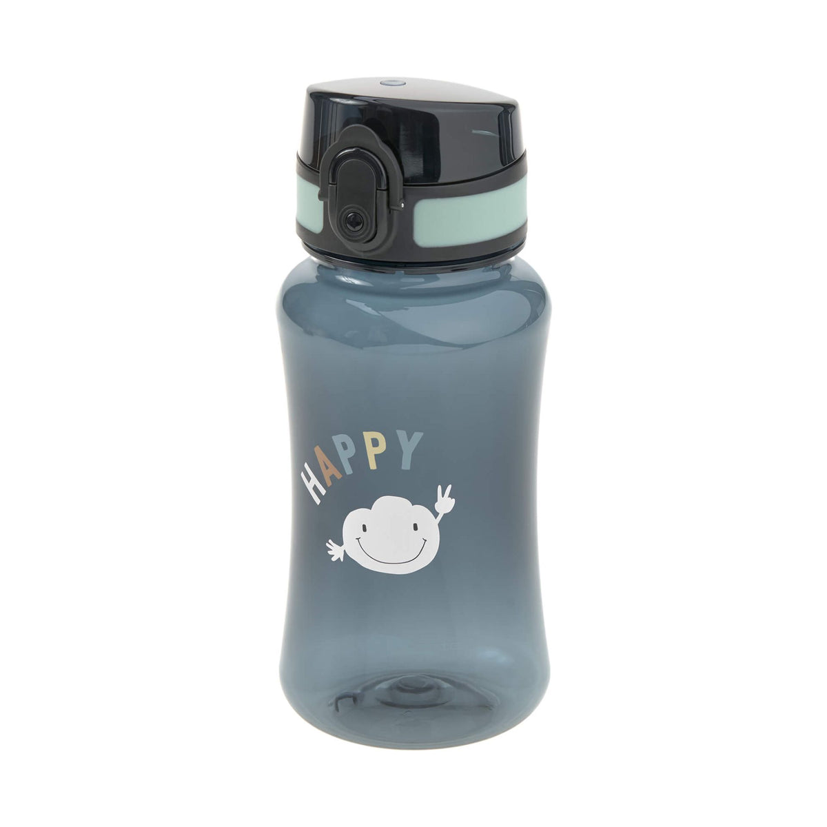 LÄSSIG Tiny Outdoor Trinkflasche Wolken 420 ml – robuste Kinderflasche mit Wolkenmotiv für Kindergarten, Schule und Ausflüge