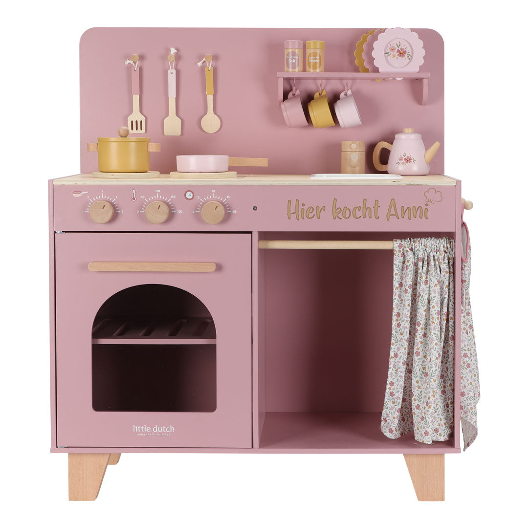 Cocina de juguete de madera rosa | Little Dutch