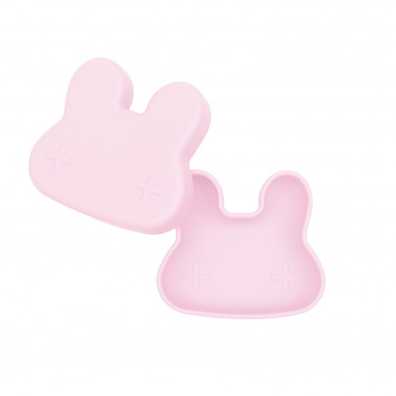 Snackie Brotdose Hase Rosa aus Silikon