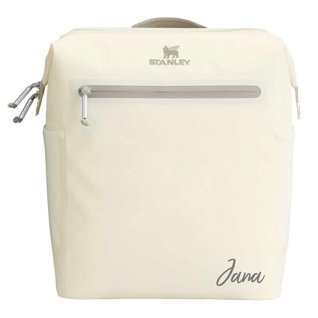Stanley All Day Madeleine Midi Kühlrucksack 14 L in Cream