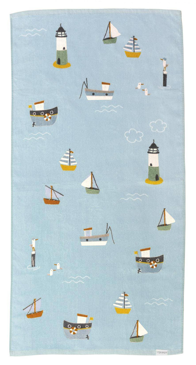 Little Dutch Badehandtuch Sailors Bay 125100 aus Baumwolle