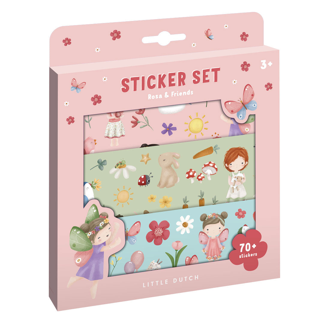 Rosa & Friends Stickerbögen zum Basteln und kreativen Gestalten