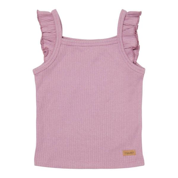 Little Dutch Top mit Rüschen in Mauve – Produktansicht
