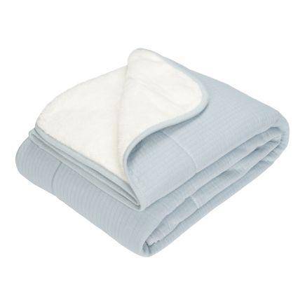 Little Dutch Kinderbettdecke Pure Soft Blue 110 × 140 cm
