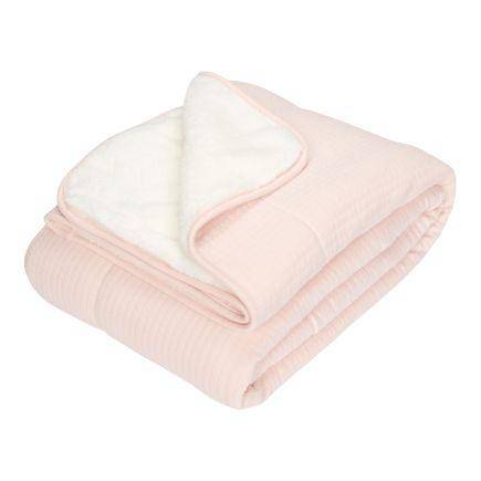 Little Dutch Kinderbettdecke Pure Soft Pink 110 × 140 cm